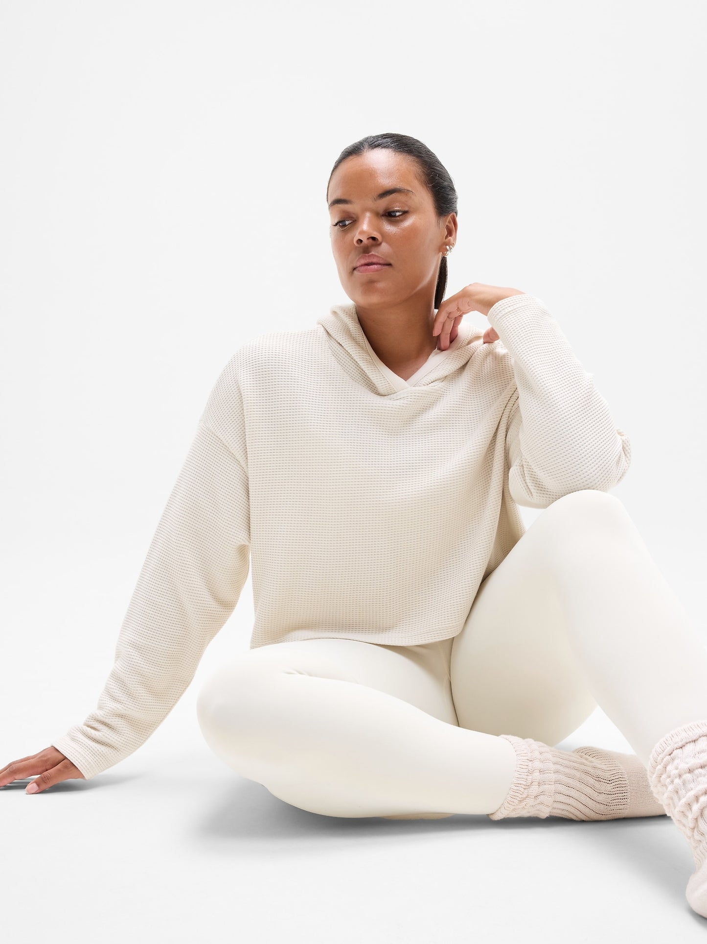 Tranquil Waffle Hoodie