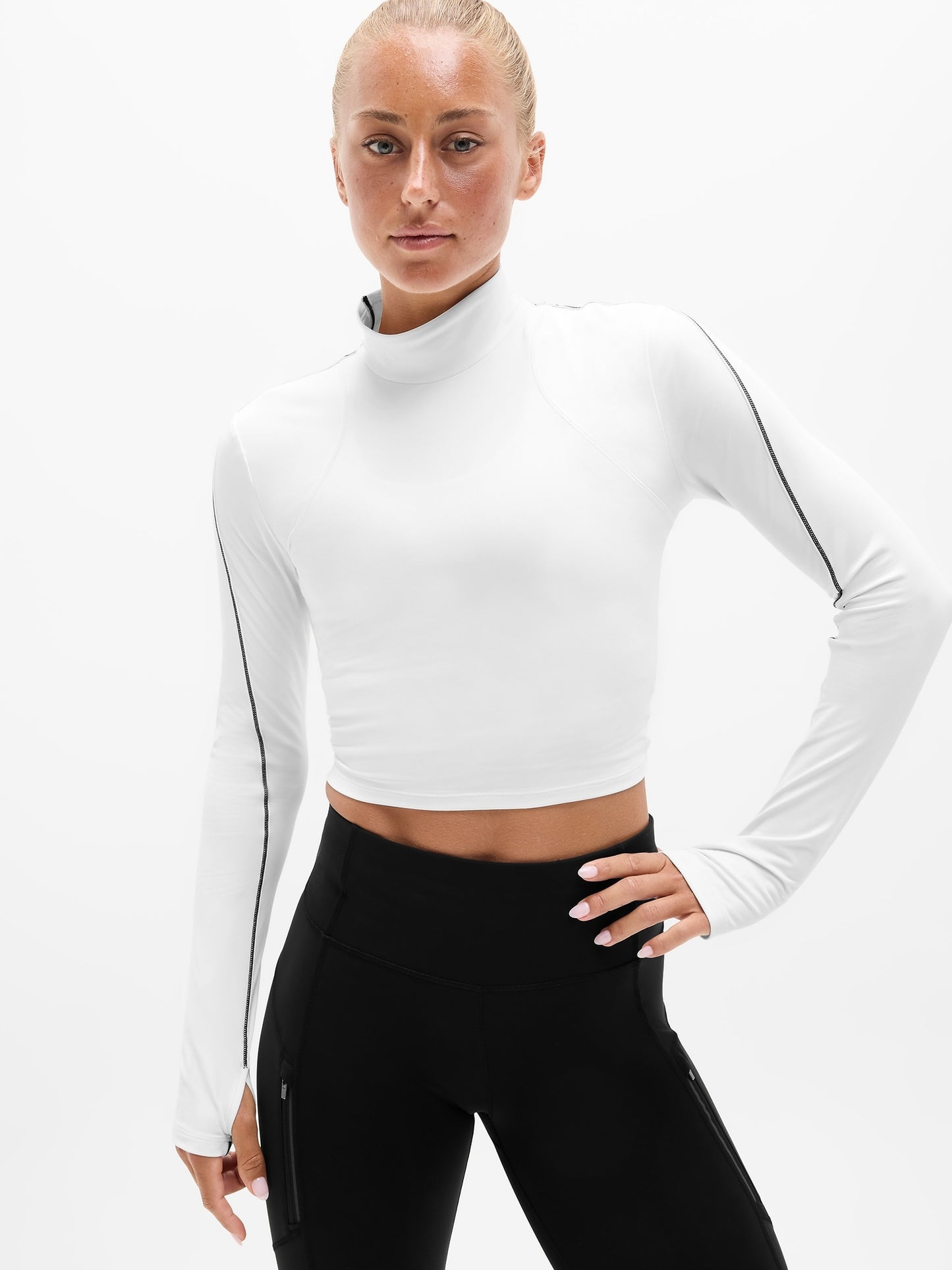 Summit Mesh Crop Top