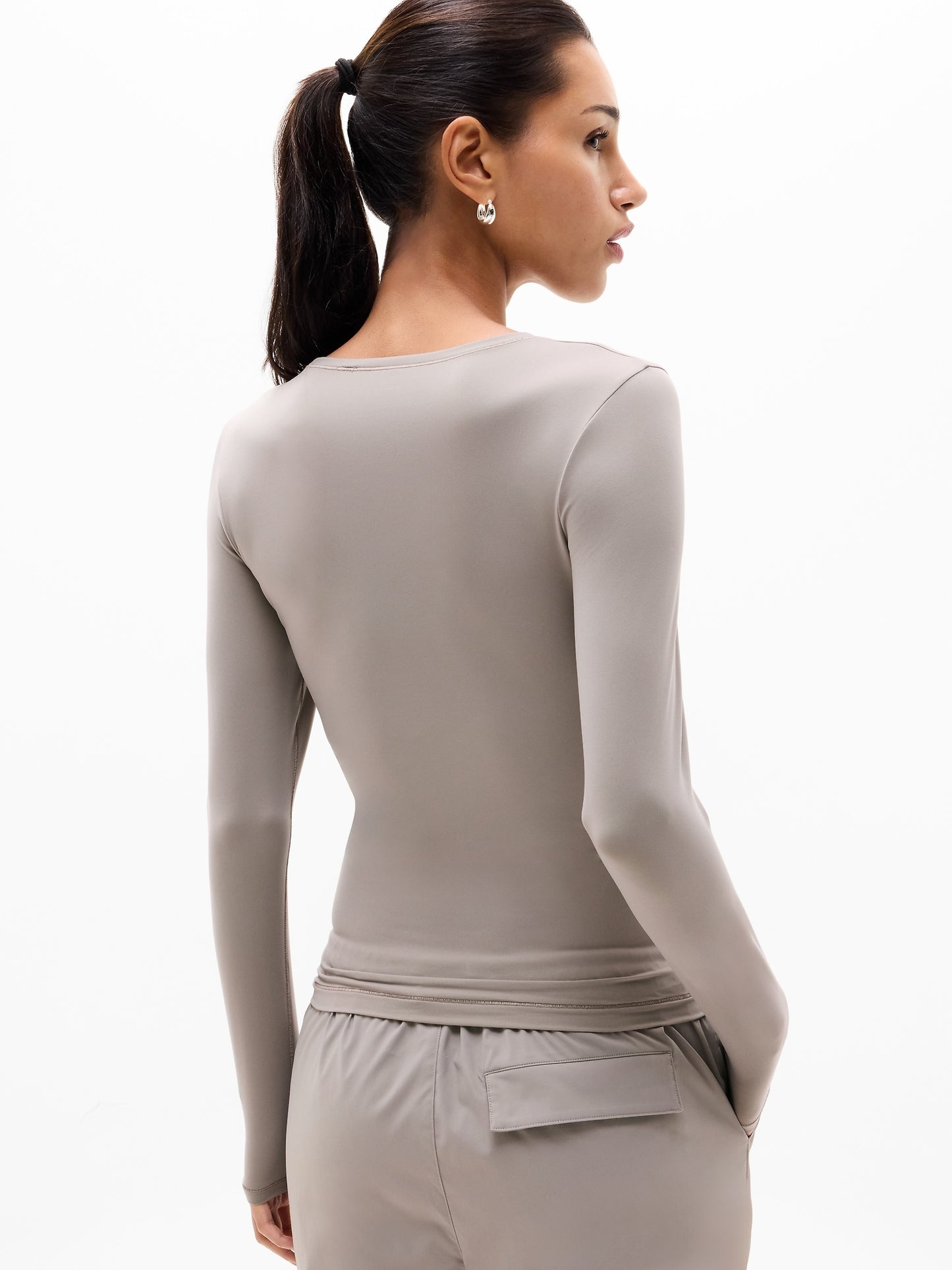 BodyMove Crew Neck Long Sleeve Top