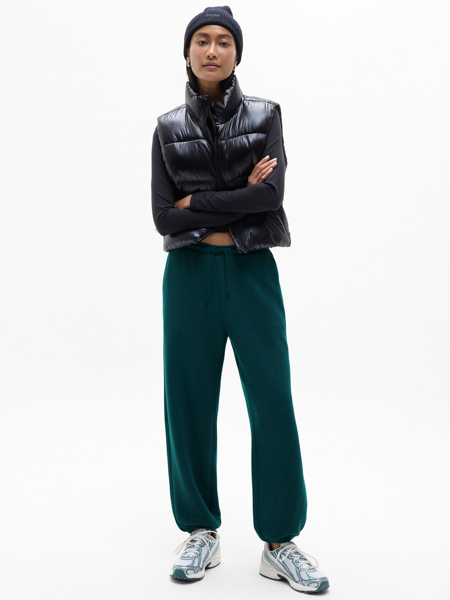 Tranquil Mid Rise Waffle Jogger