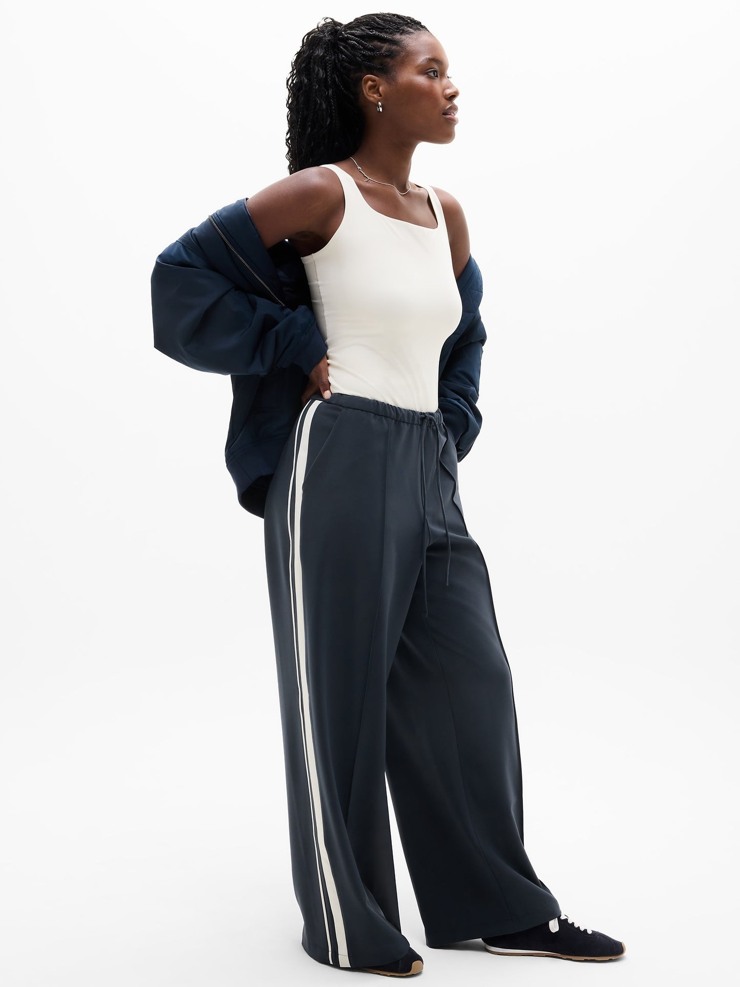 MVP Mid Rise Side Stripe Pant