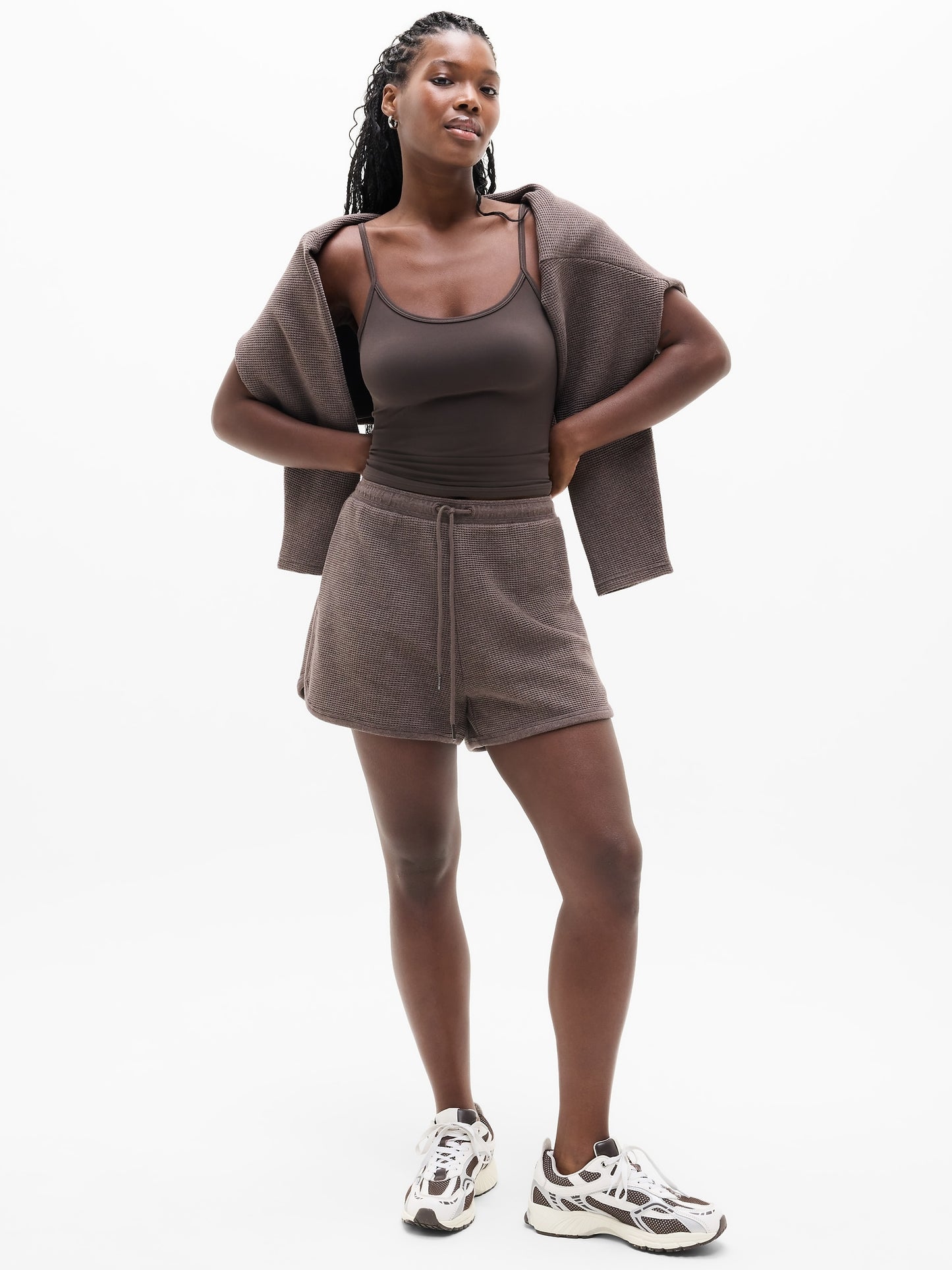 Tranquil Mid Rise Waffle Short