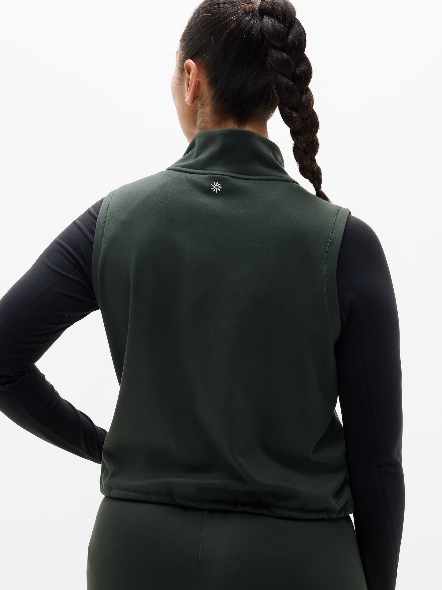 Unstoppable 1/2 Zip Cropped Vest