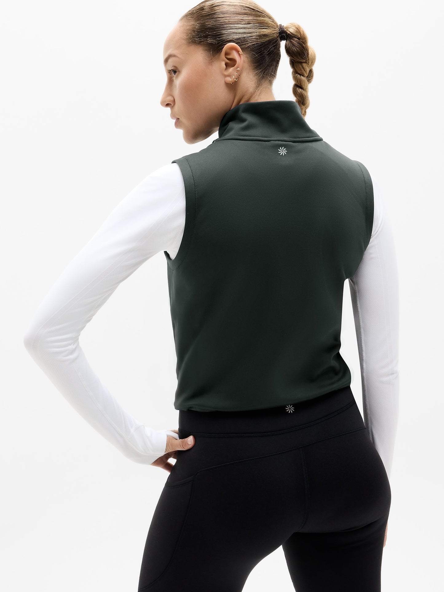 Unstoppable 1/2 Zip Cropped Vest