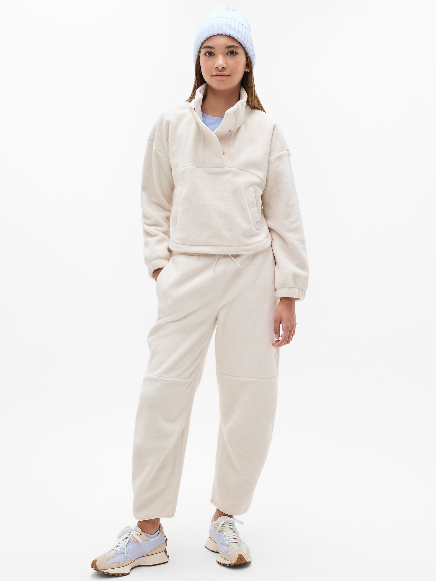 Athleta Girl Microfleece Barrel Jogger