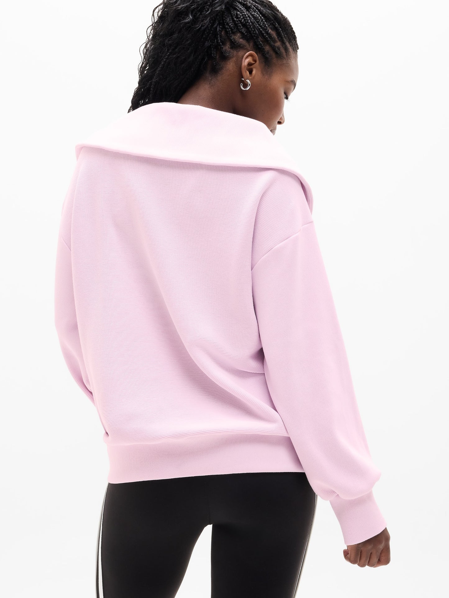 Ottoman Rib 1/4 Zip Sweatshirt