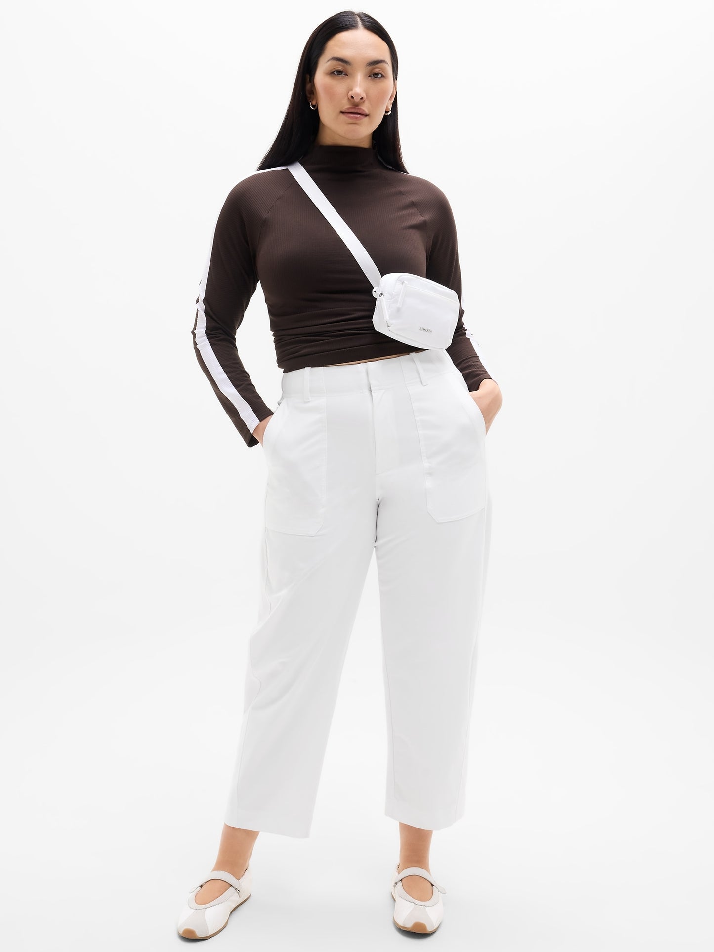 Skyline High Rise Barrel Leg Pant