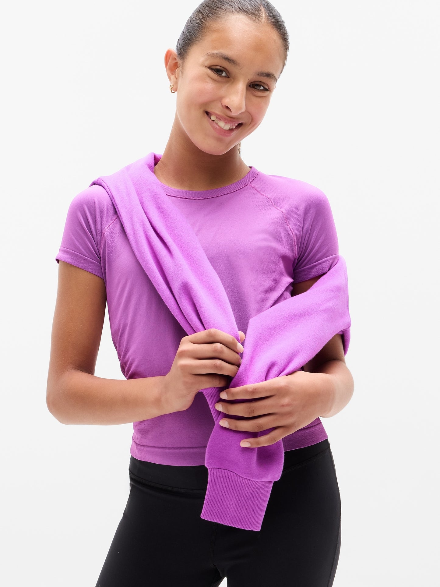 Athleta Girl Power Up Sport Length Tee