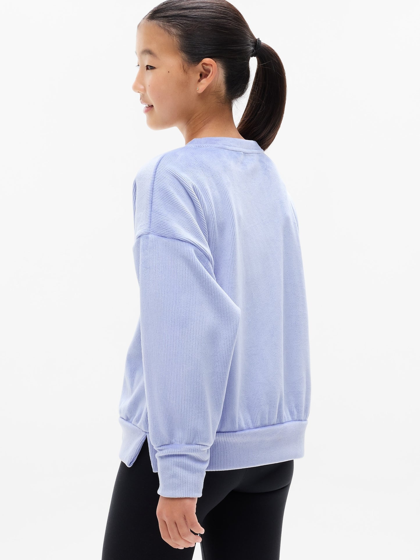 Athleta Girl Cozy Rib Crewneck