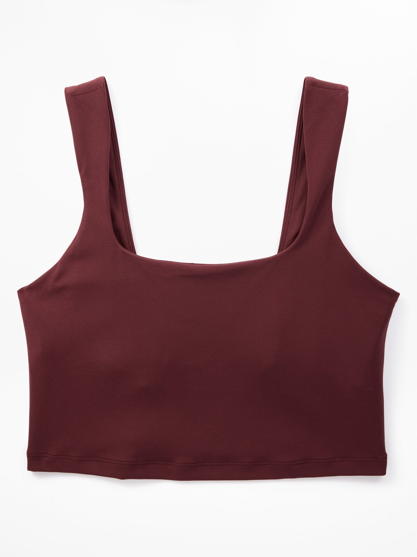 Transcend Square Neck Crop Sports Bra D-DD