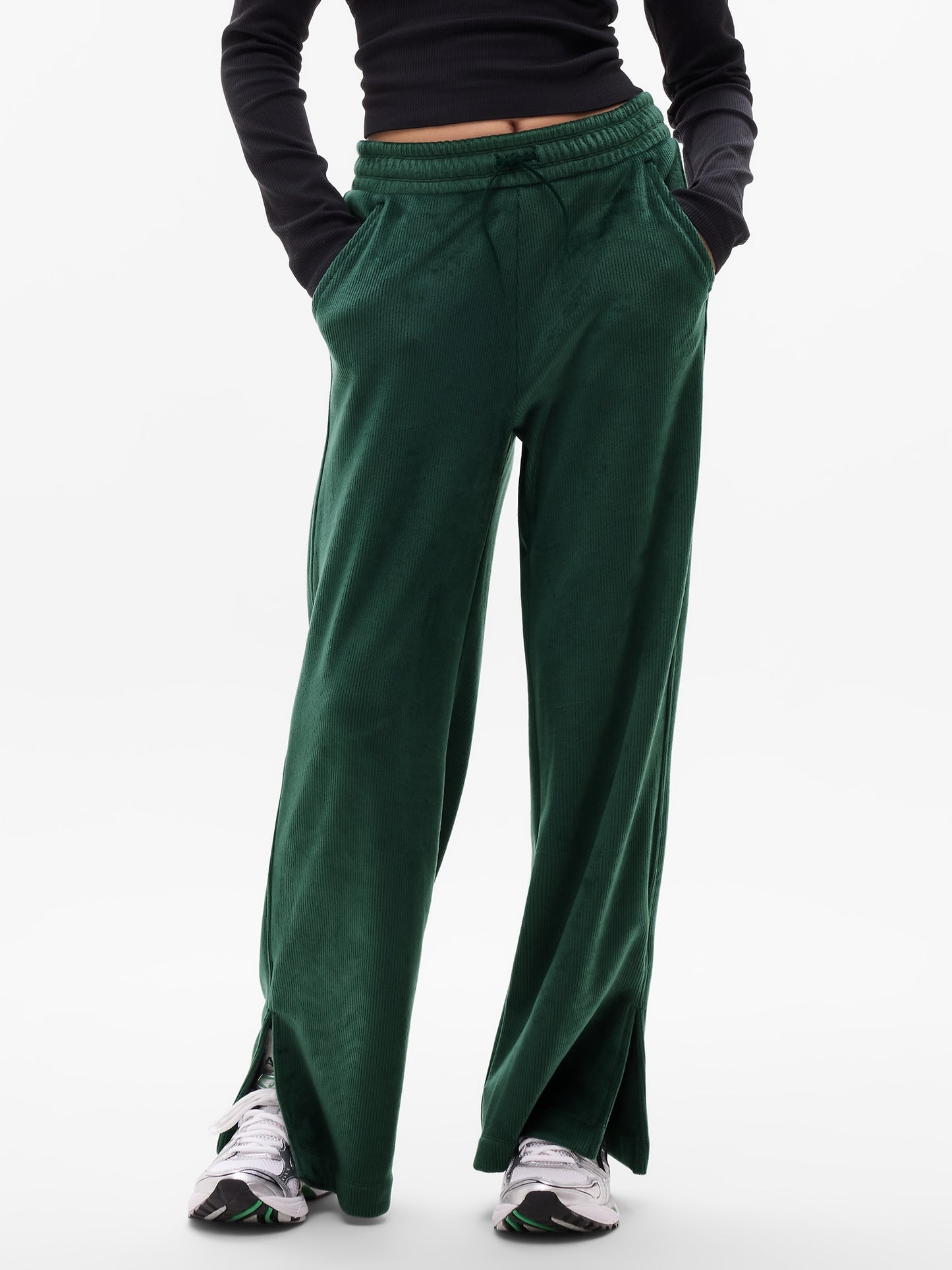 Athleta Girl Cozy Rib Wide Leg Pant