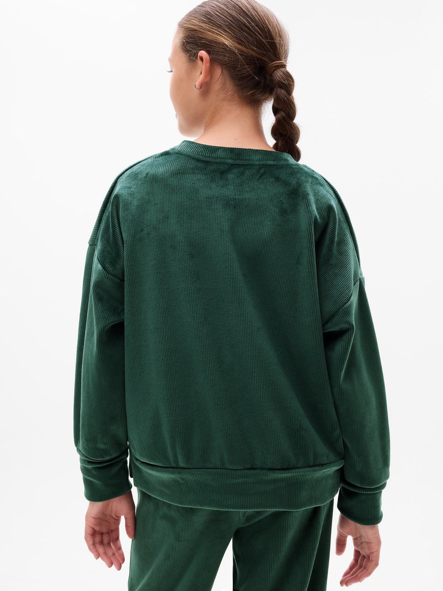 Athleta Girl Cozy Rib Crewneck