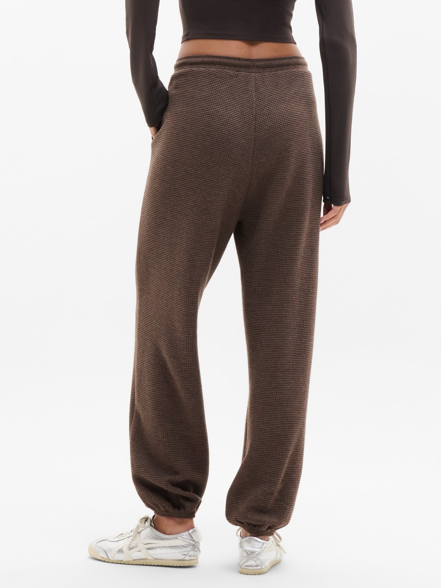 Tranquil Mid Rise Waffle Jogger