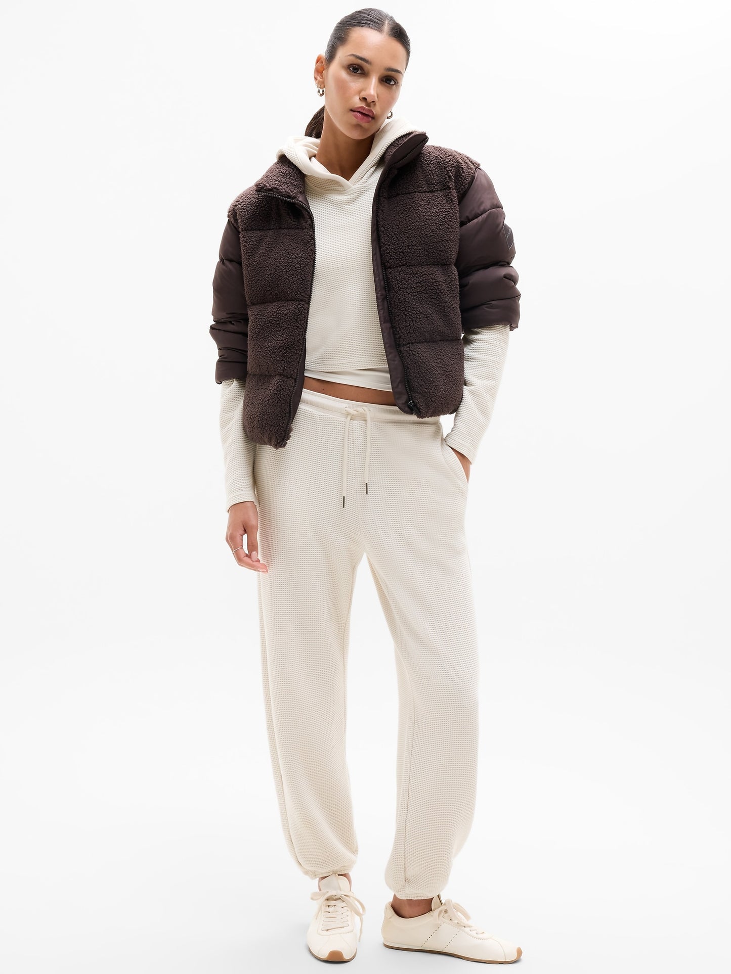 Tranquil Mid Rise Waffle Jogger