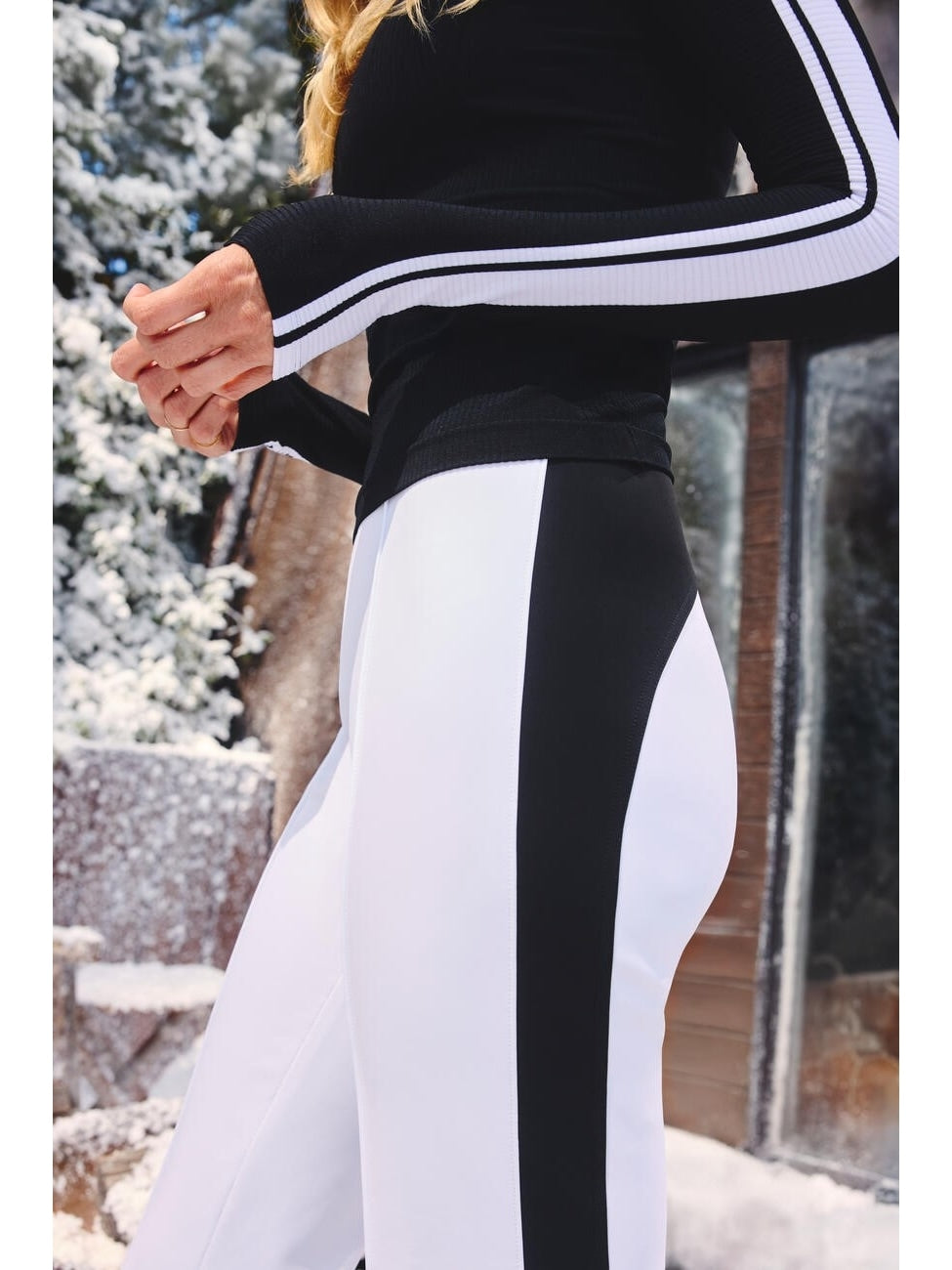 Glacier High Rise Novelty Flare Pant