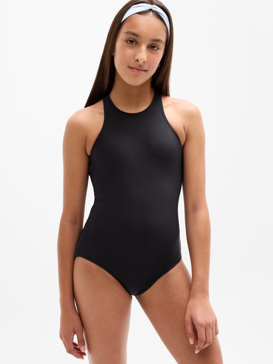 Athleta Girl High Neck One Piece