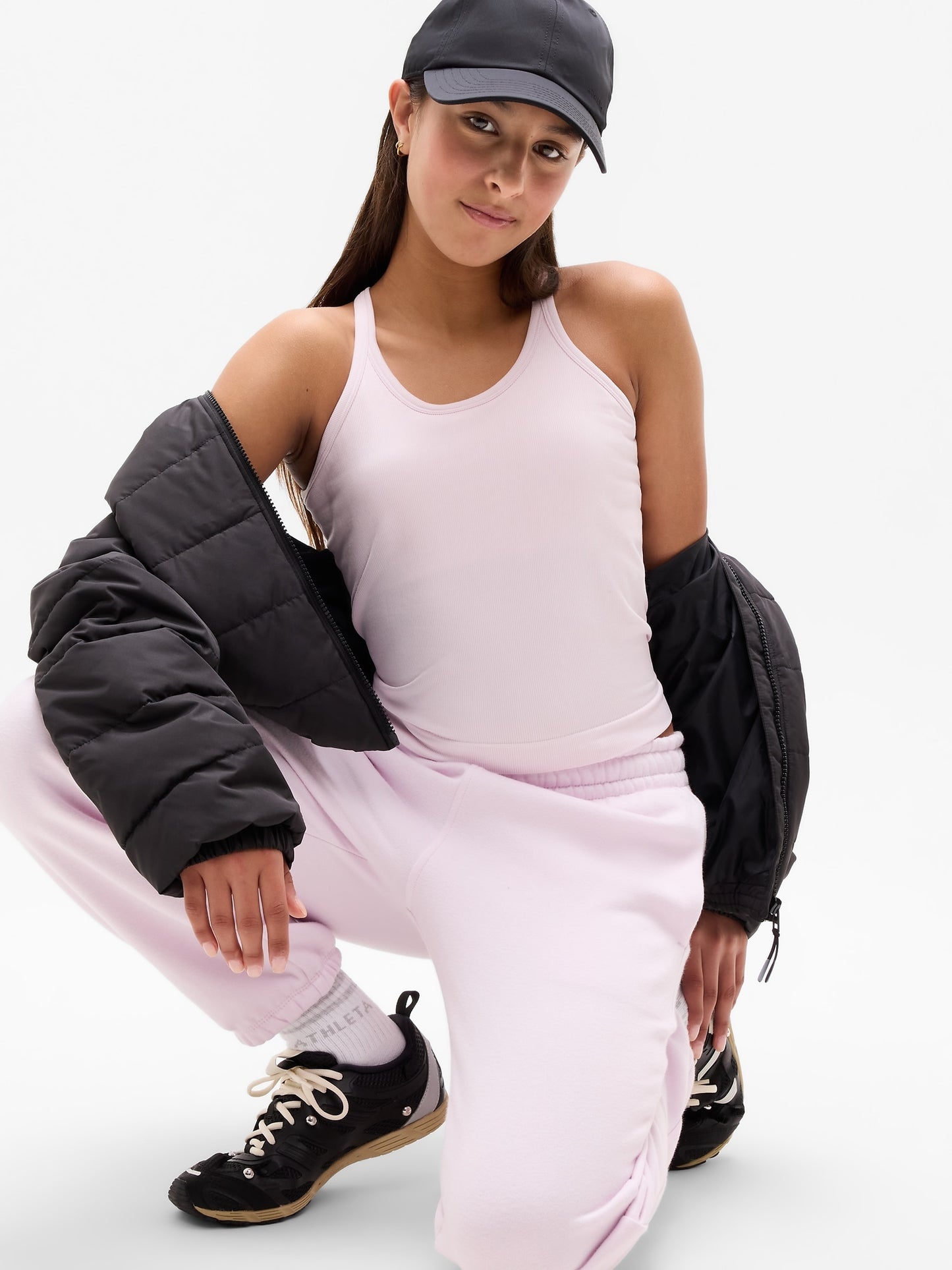 Athleta Girl Rise Above Rib Cami