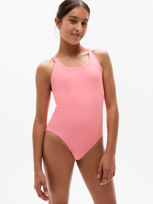 Athleta Girl Reversible Strappy One Piece