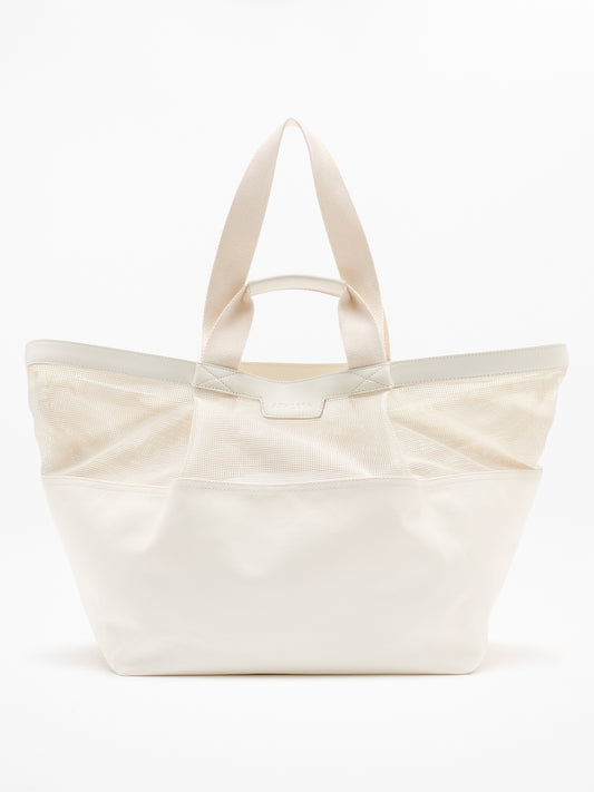 Coated Canvas Court Tote