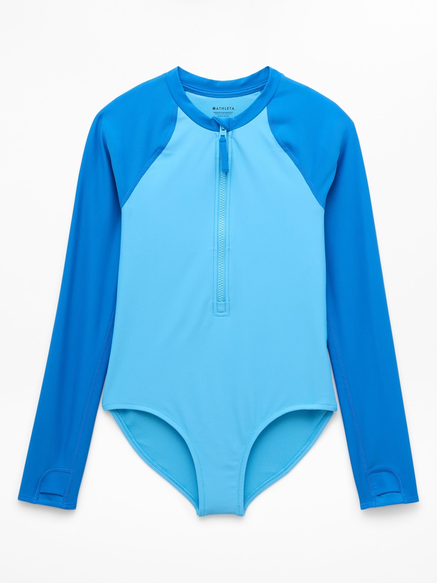 Athleta Girl Rashguard One Piece Swimsuit