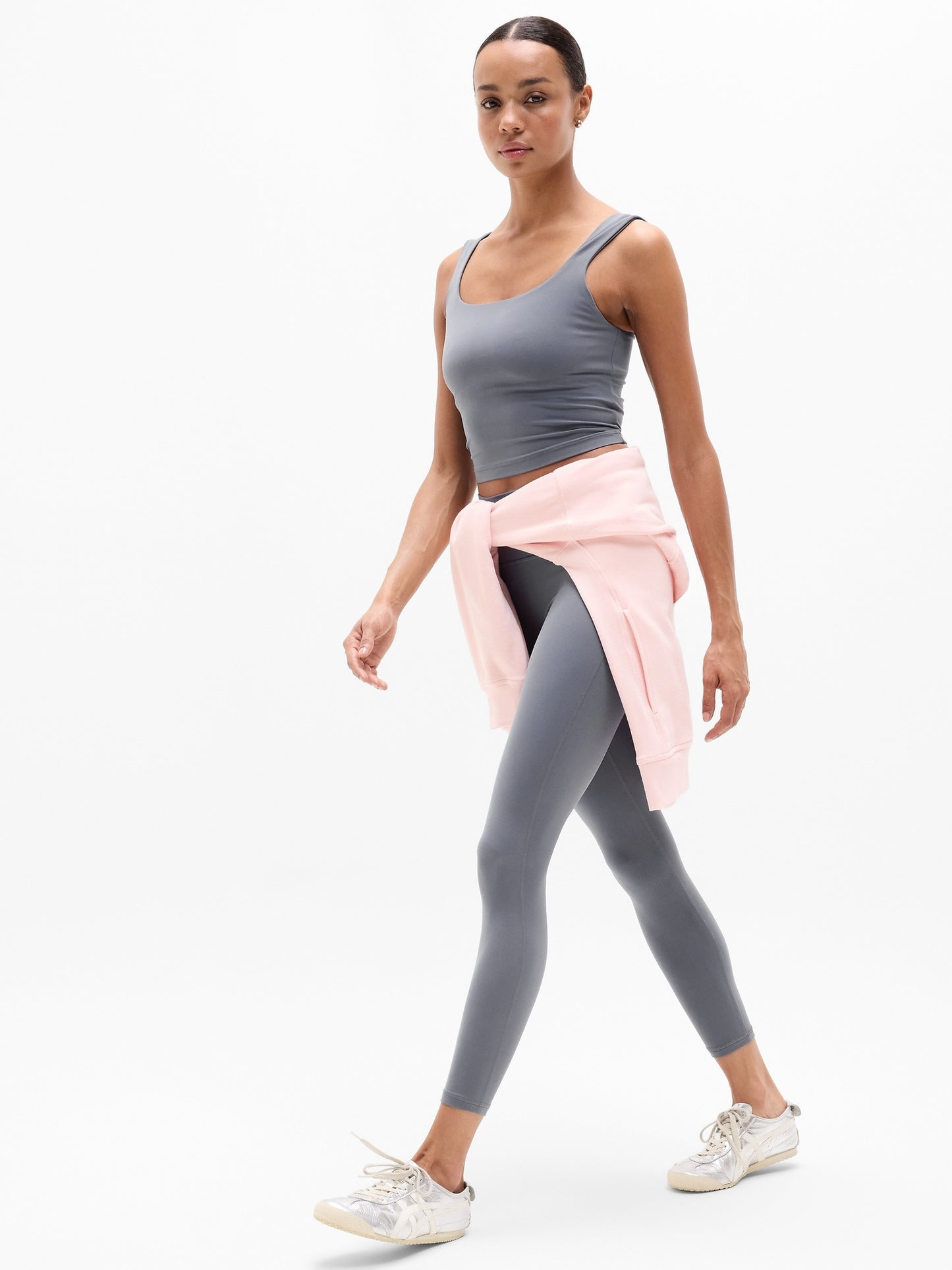 Transcend Square Neck Crop Sports Bra D-DD