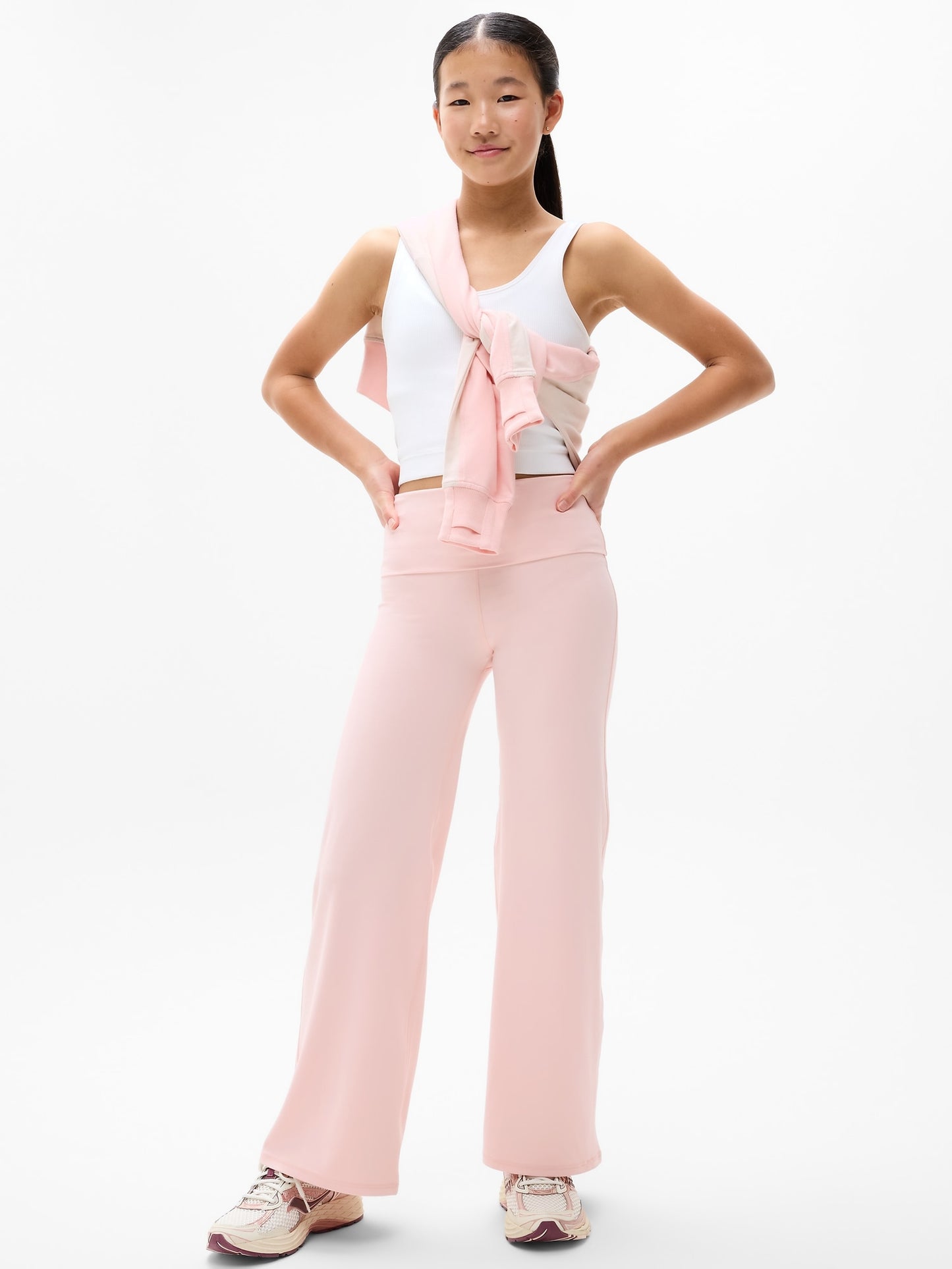 Athleta Girl Chit Chat Roll Waistband Puddle Pant