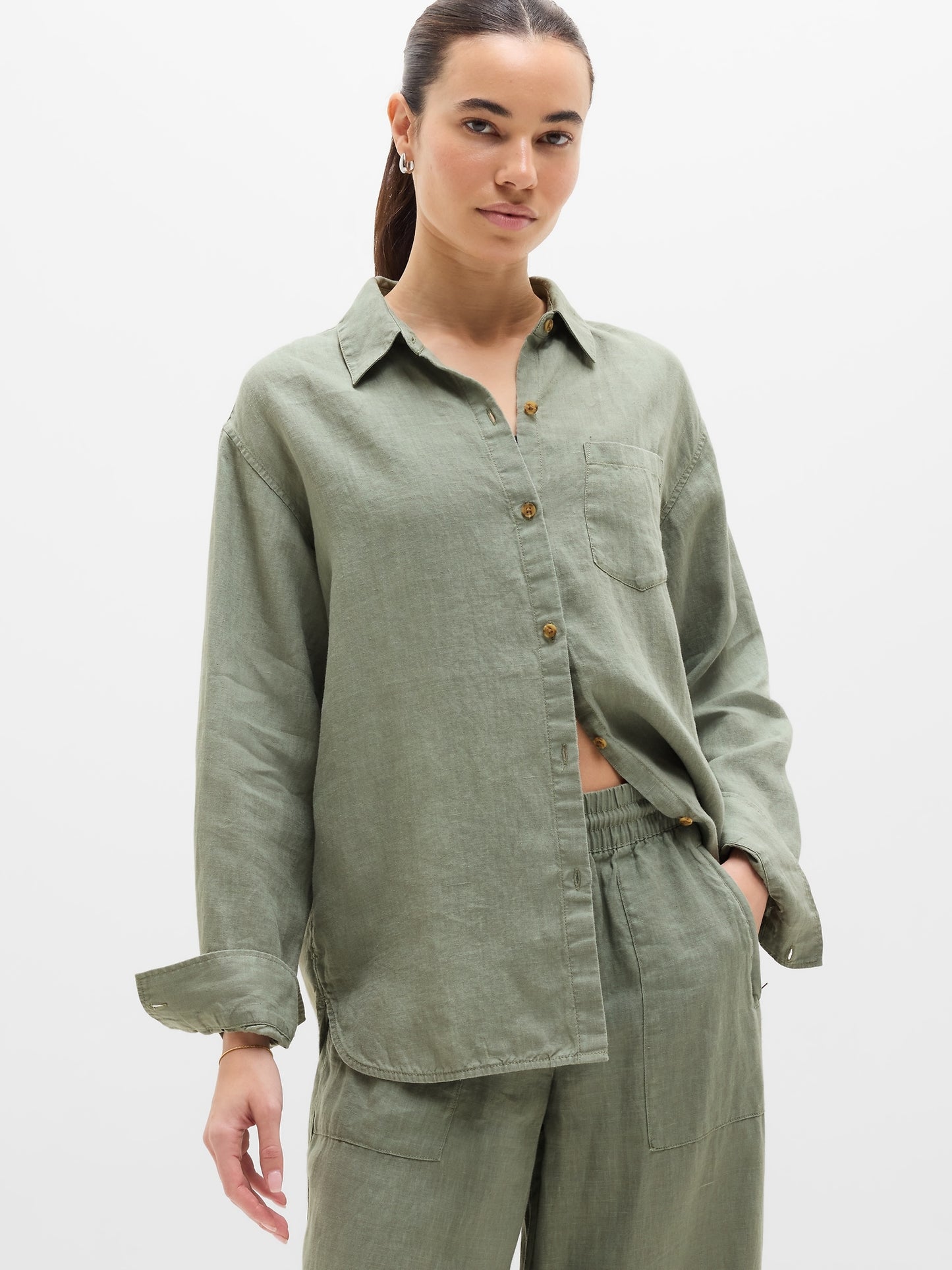 Retreat Linen Top