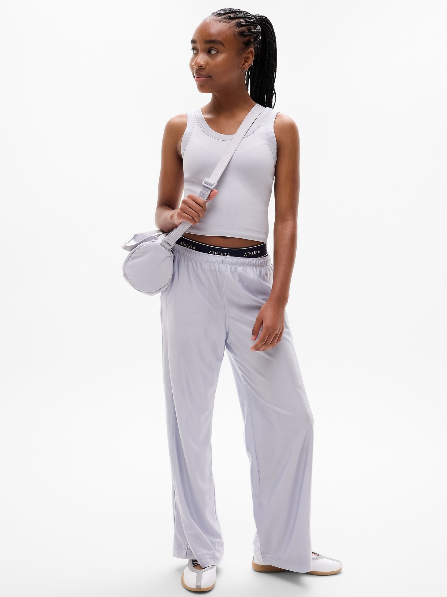 Athleta Girl Rise Above Rib Scoop Tank