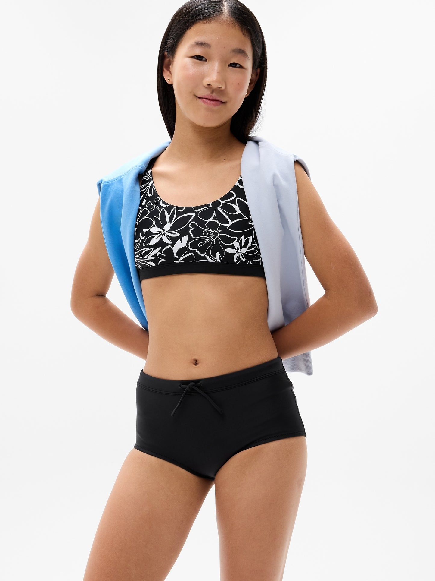 Athleta Girl Mid Rise Swim Shortie