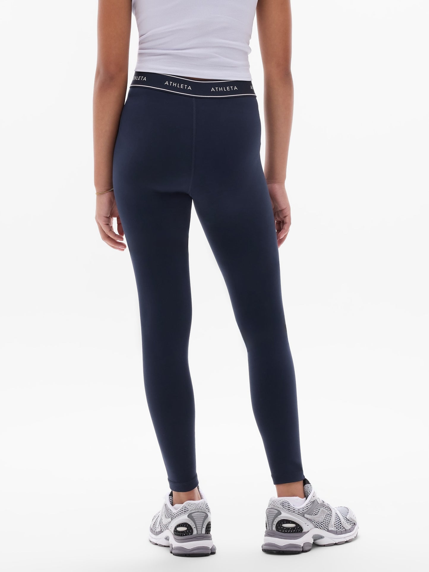 Athleta Girl High Rise Chit Chat Logo Legging