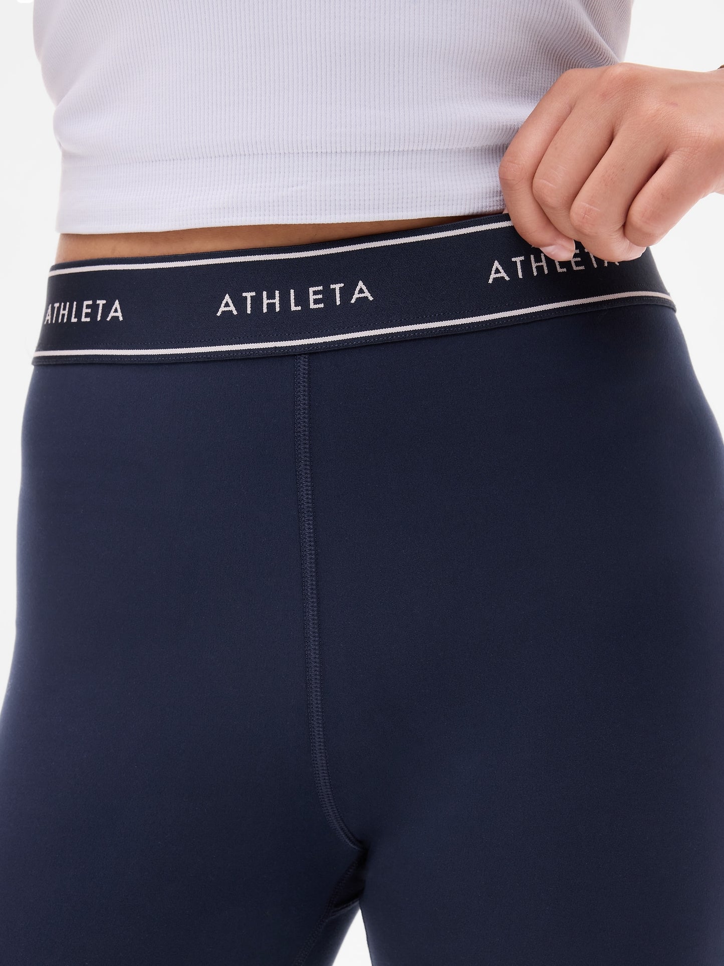 Athleta Girl High Rise Chit Chat Logo Legging