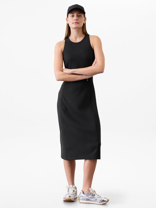 Seasoft Rib Midi Tank Dress