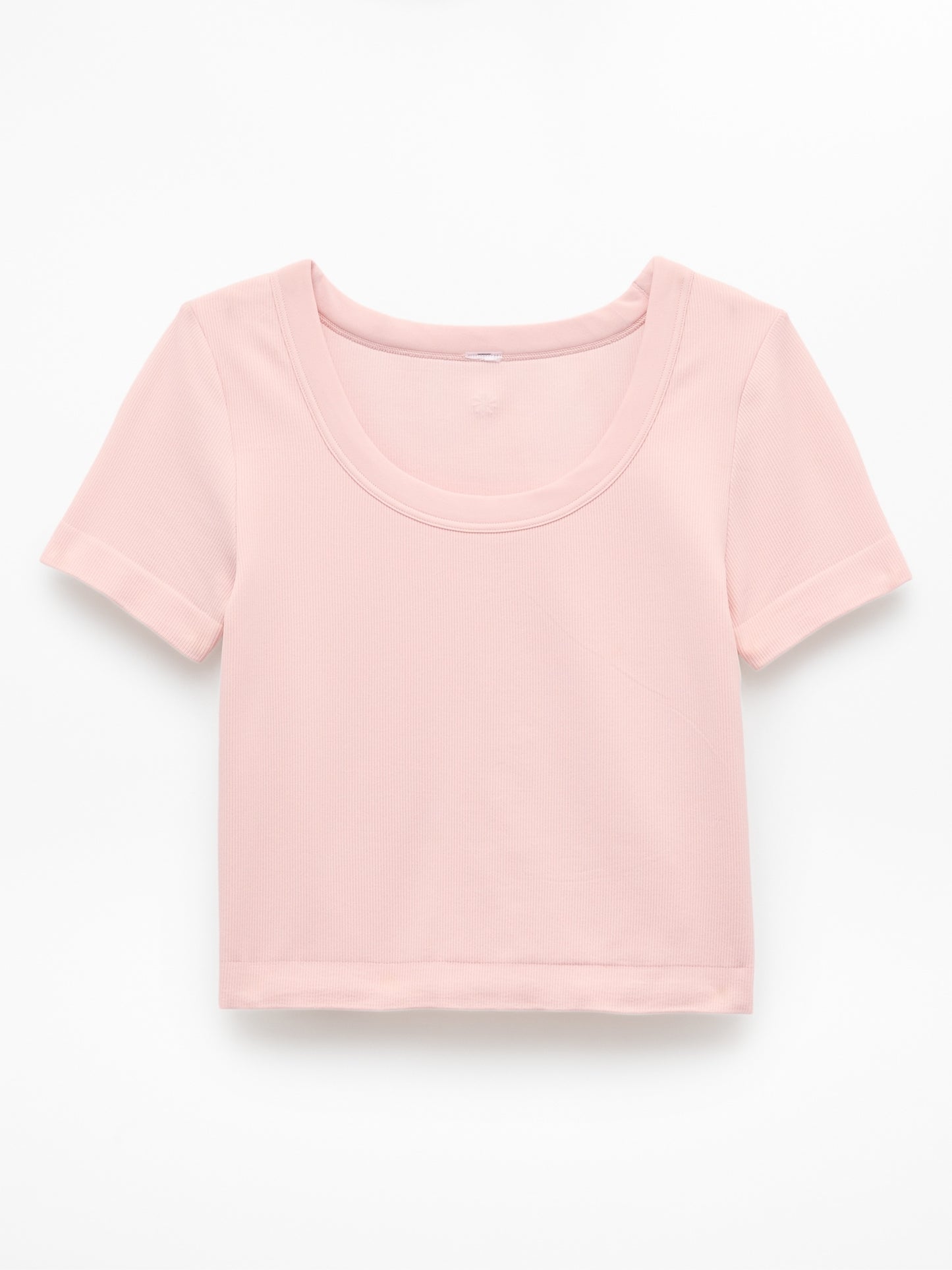 Athleta Girl Rise Above Rib Scoop Tee