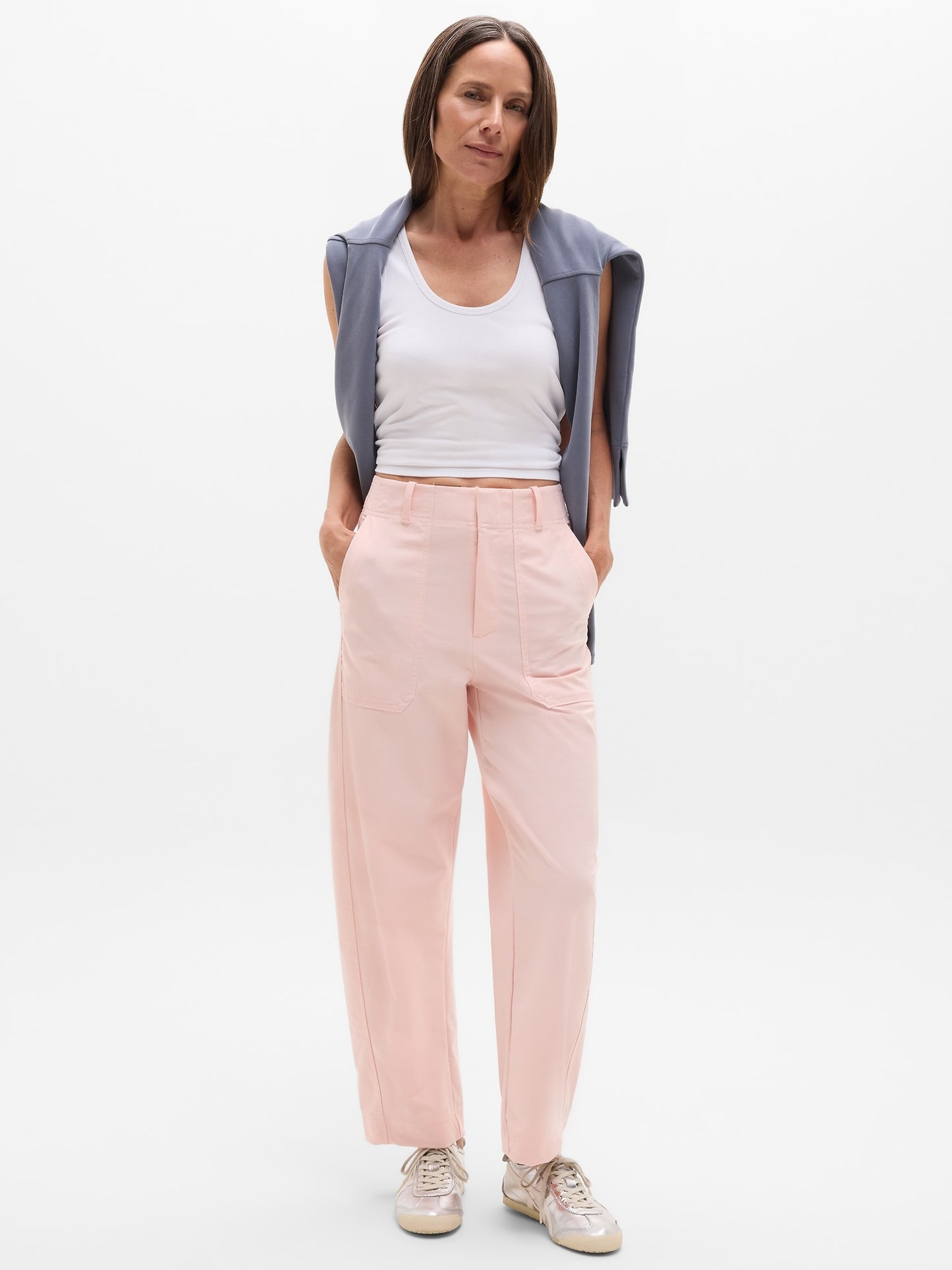 Skyline High Rise Barrel Leg Pant