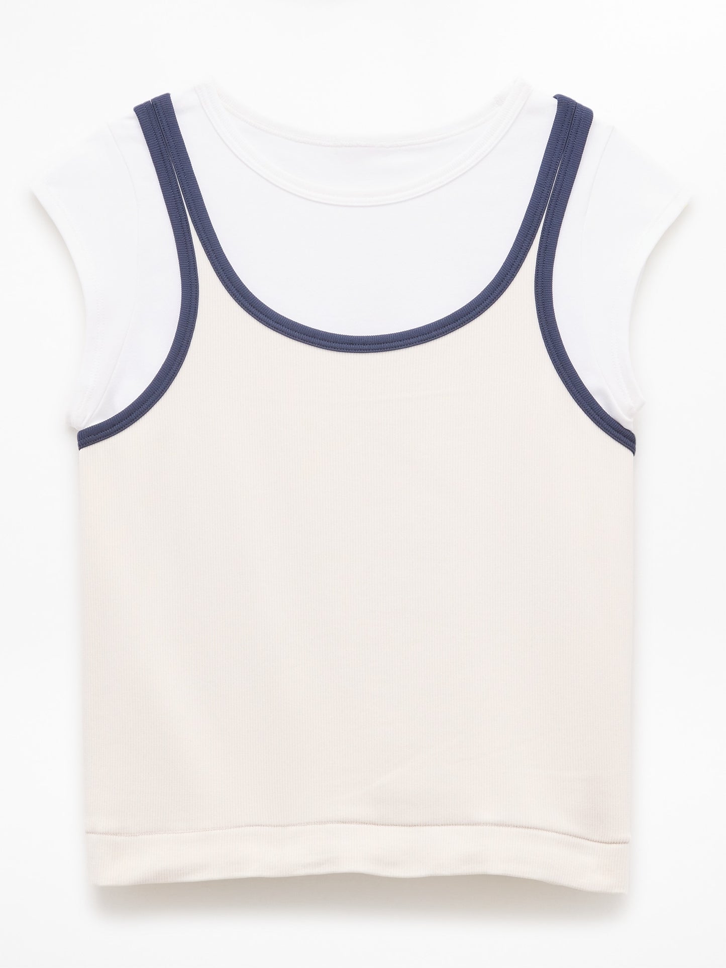 Athleta Girl Rise Above Rib Double Up Tee