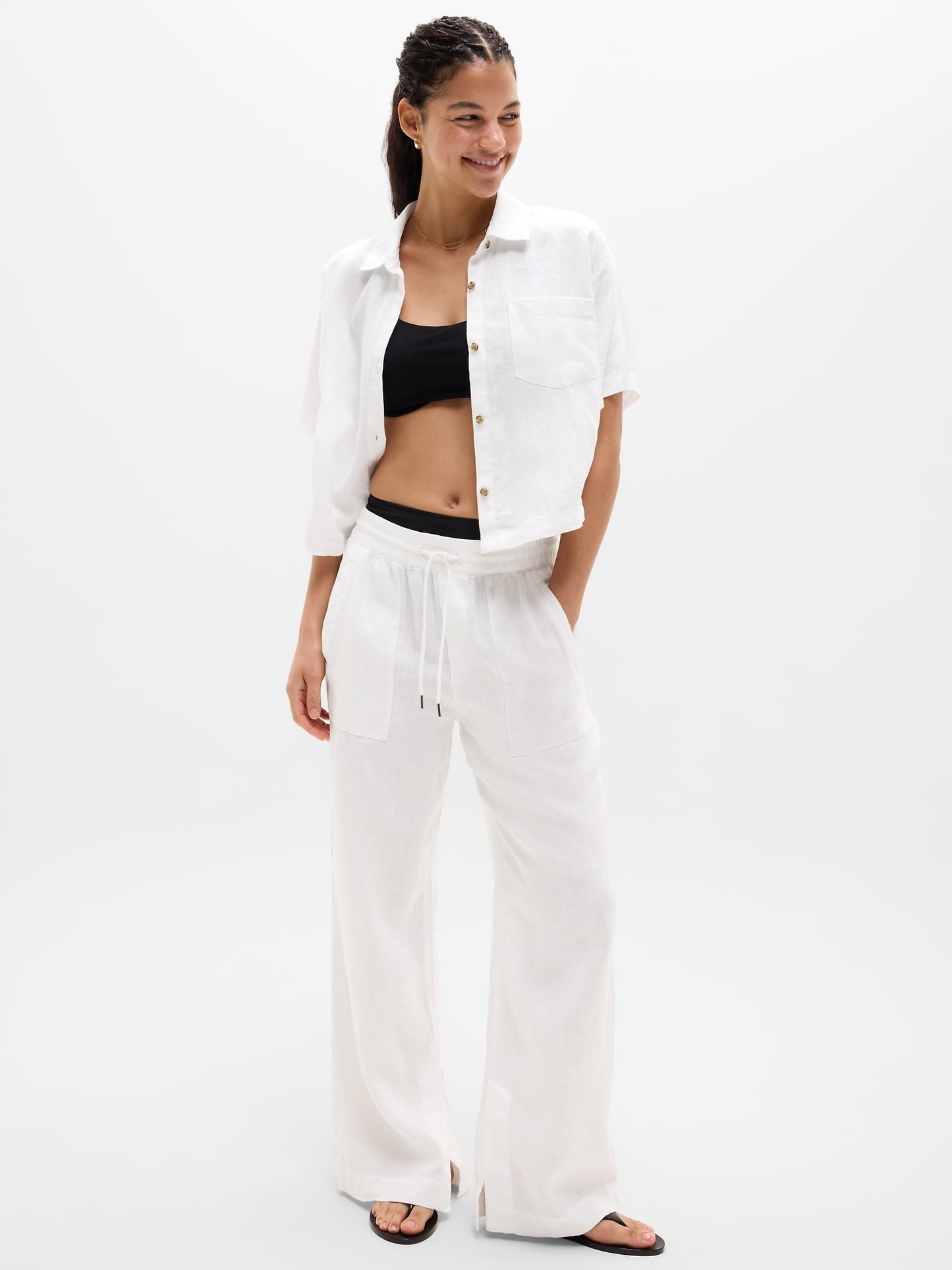 Retreat Linen Short Sleeve Shirt