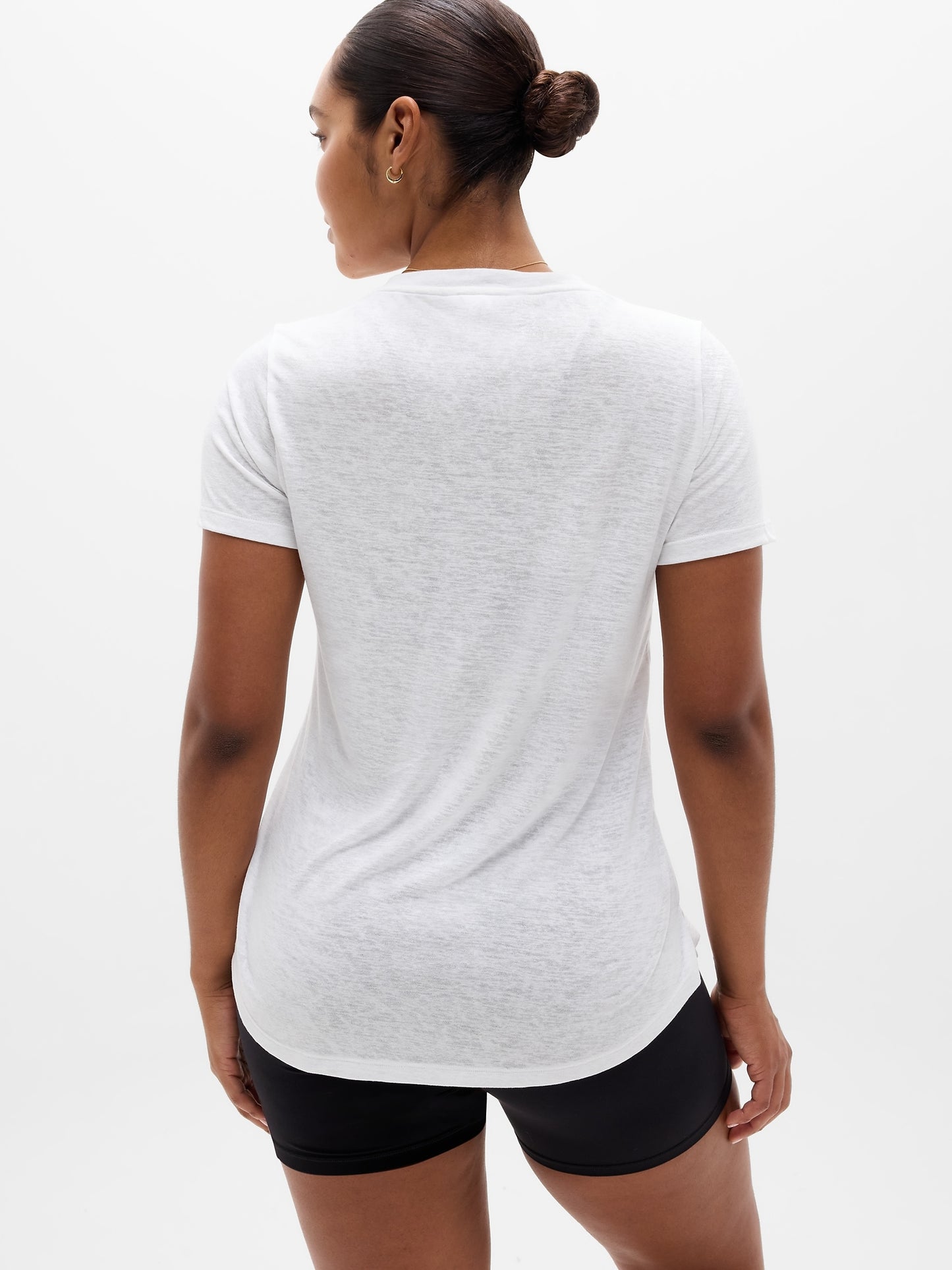 Breezy Scoop V-Neck Tee