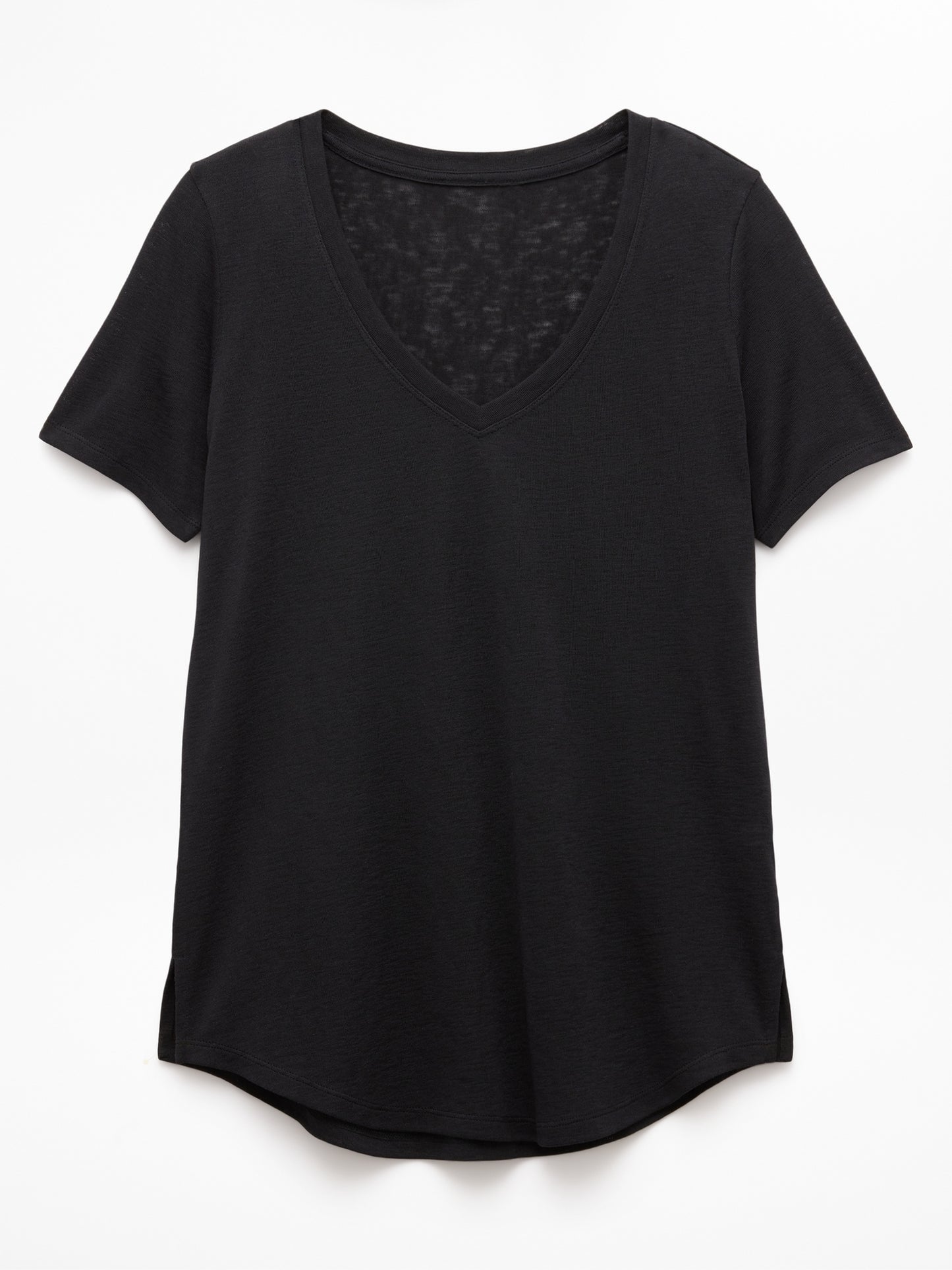 Breezy Scoop V-Neck Tee