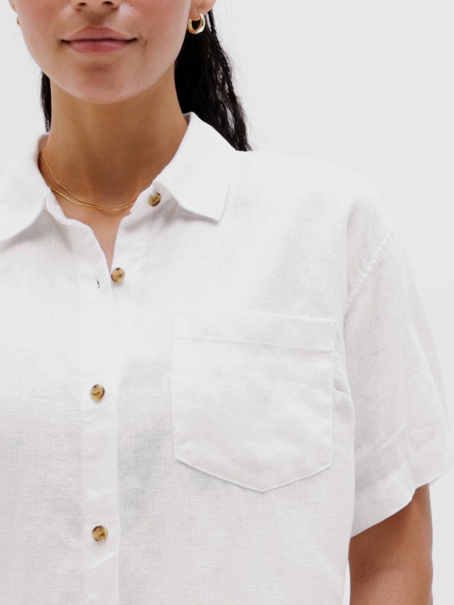 Retreat Linen Short Sleeve Shirt