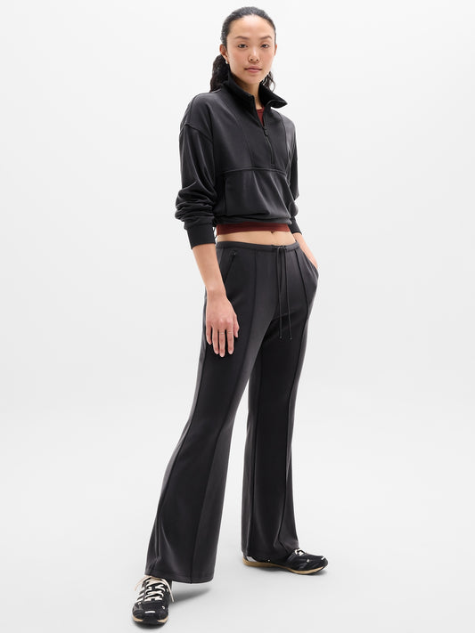 Seasoft Pintuck Mid Rise Flare Pant