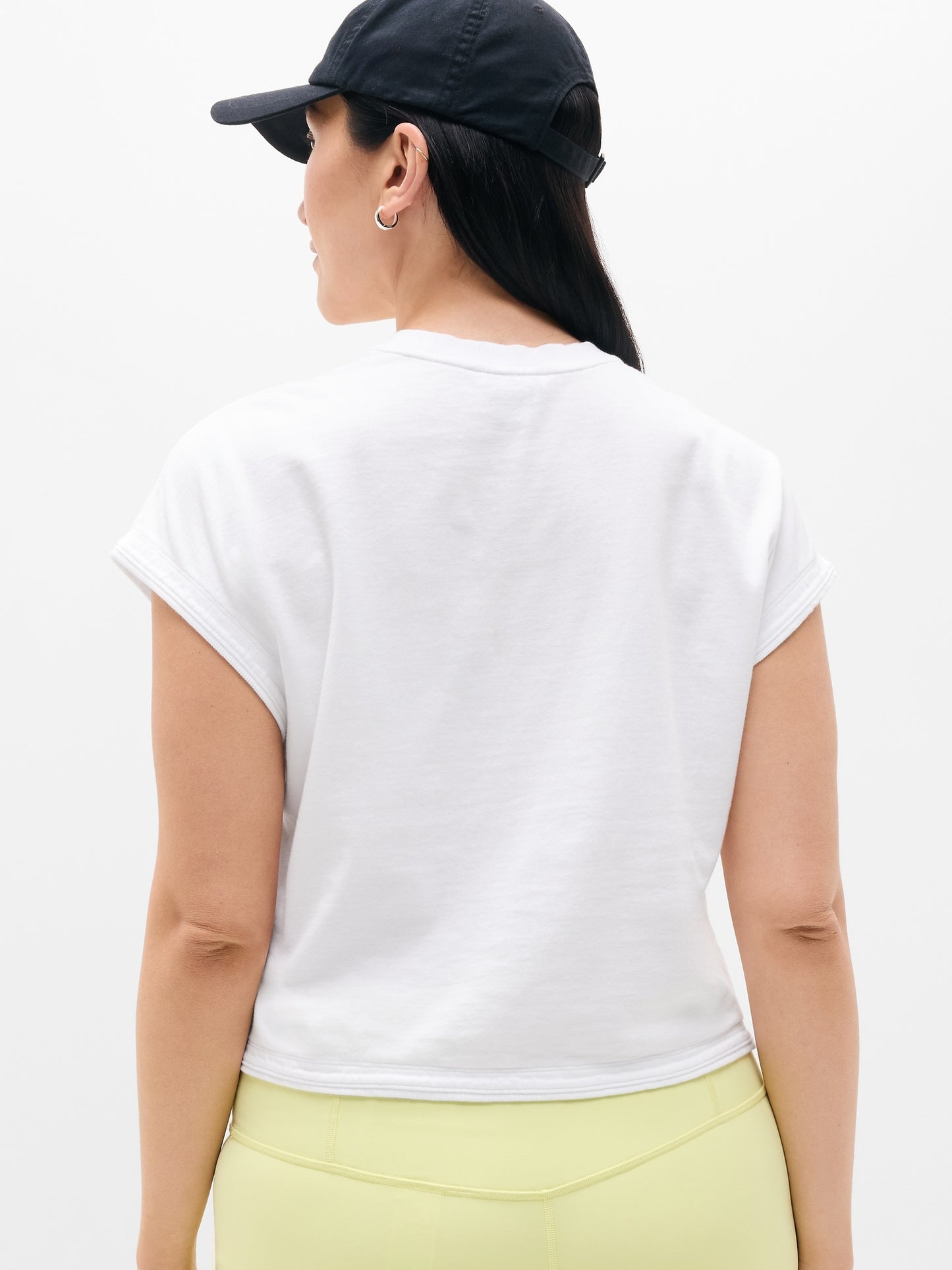Airy Cotton Terry Sweatshirt Tee