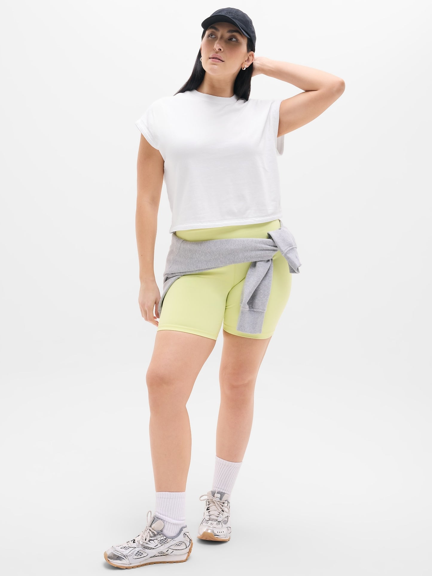 Airy Cotton Terry Sweatshirt Tee