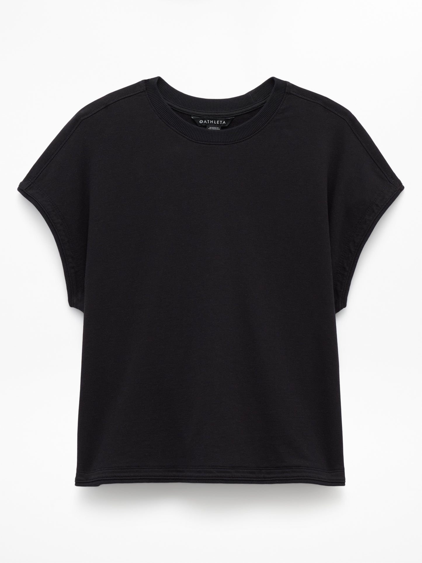 Airy Cotton Terry Sweatshirt Tee