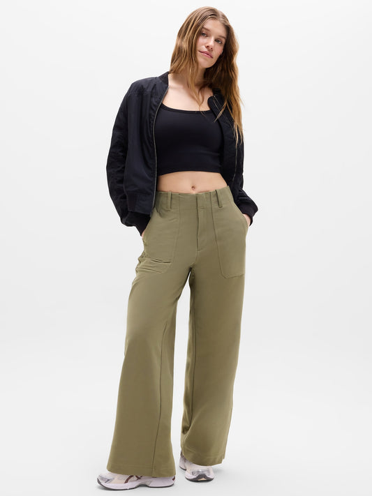 Skyline High Rise Wide Leg Pant