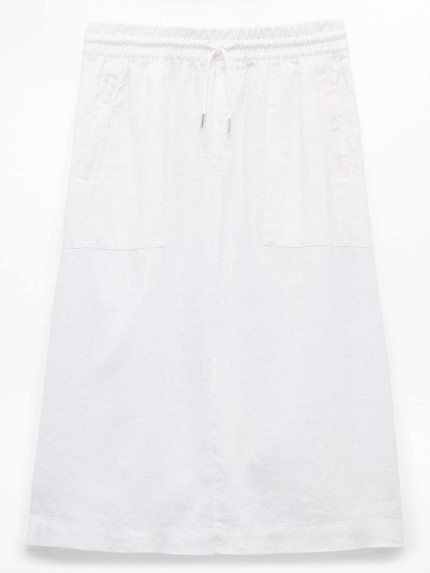 Retreat Linen Midi Skirt