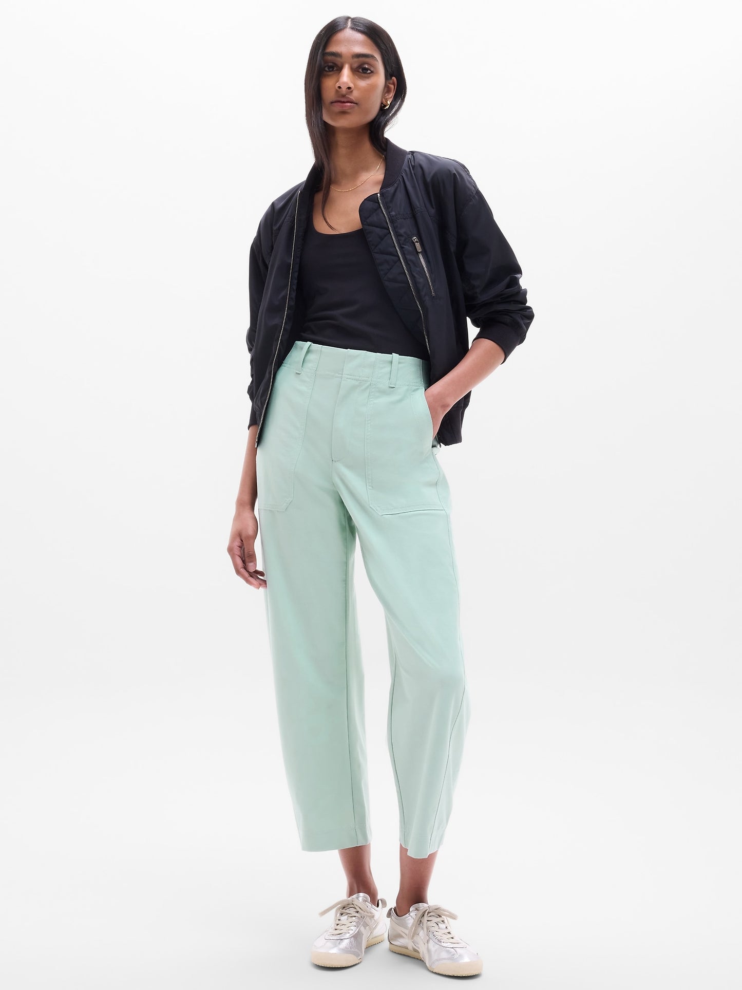 Skyline High Rise Barrel Leg Pant