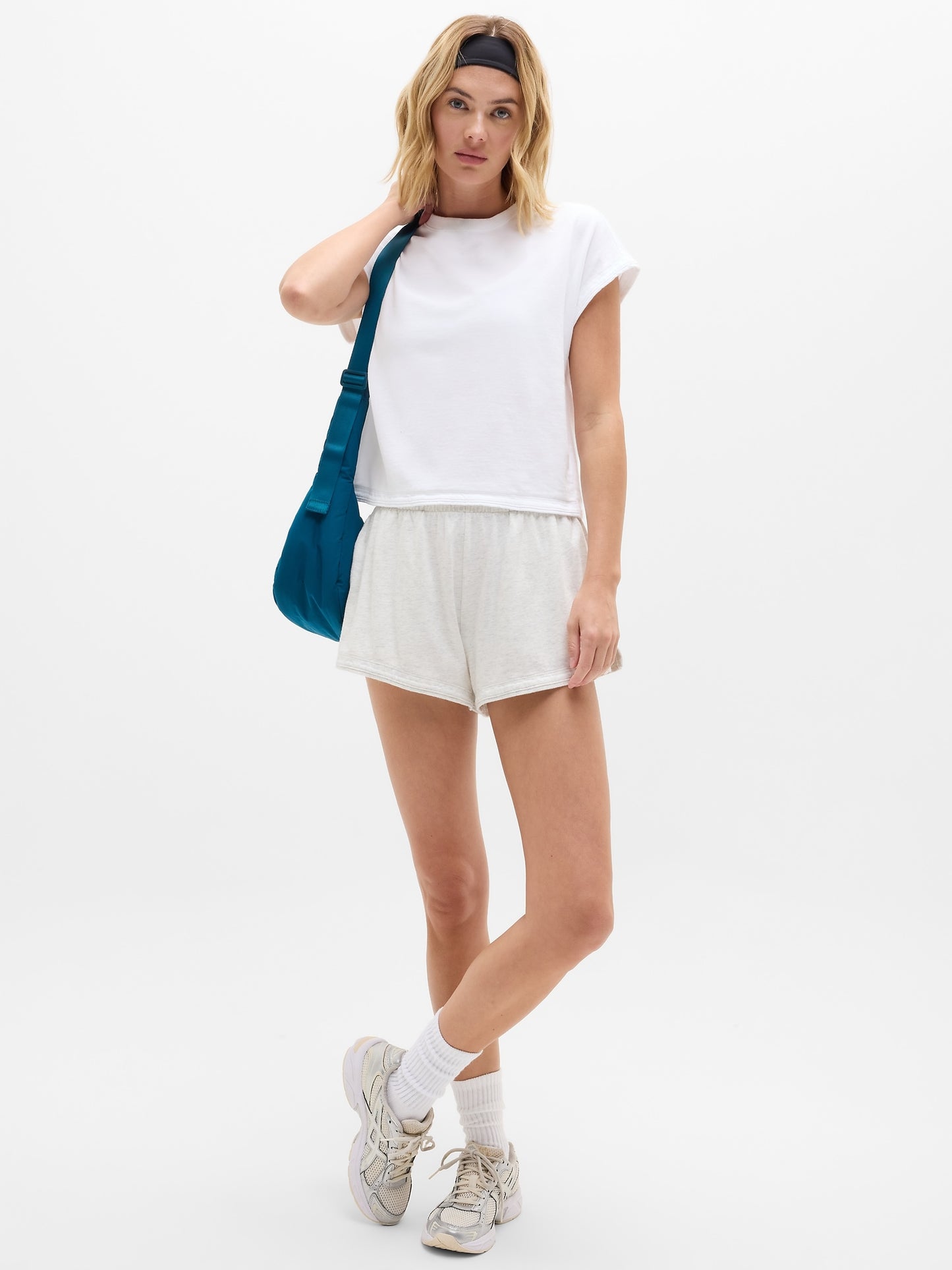 Airy Cotton Terry Sweatshirt Tee