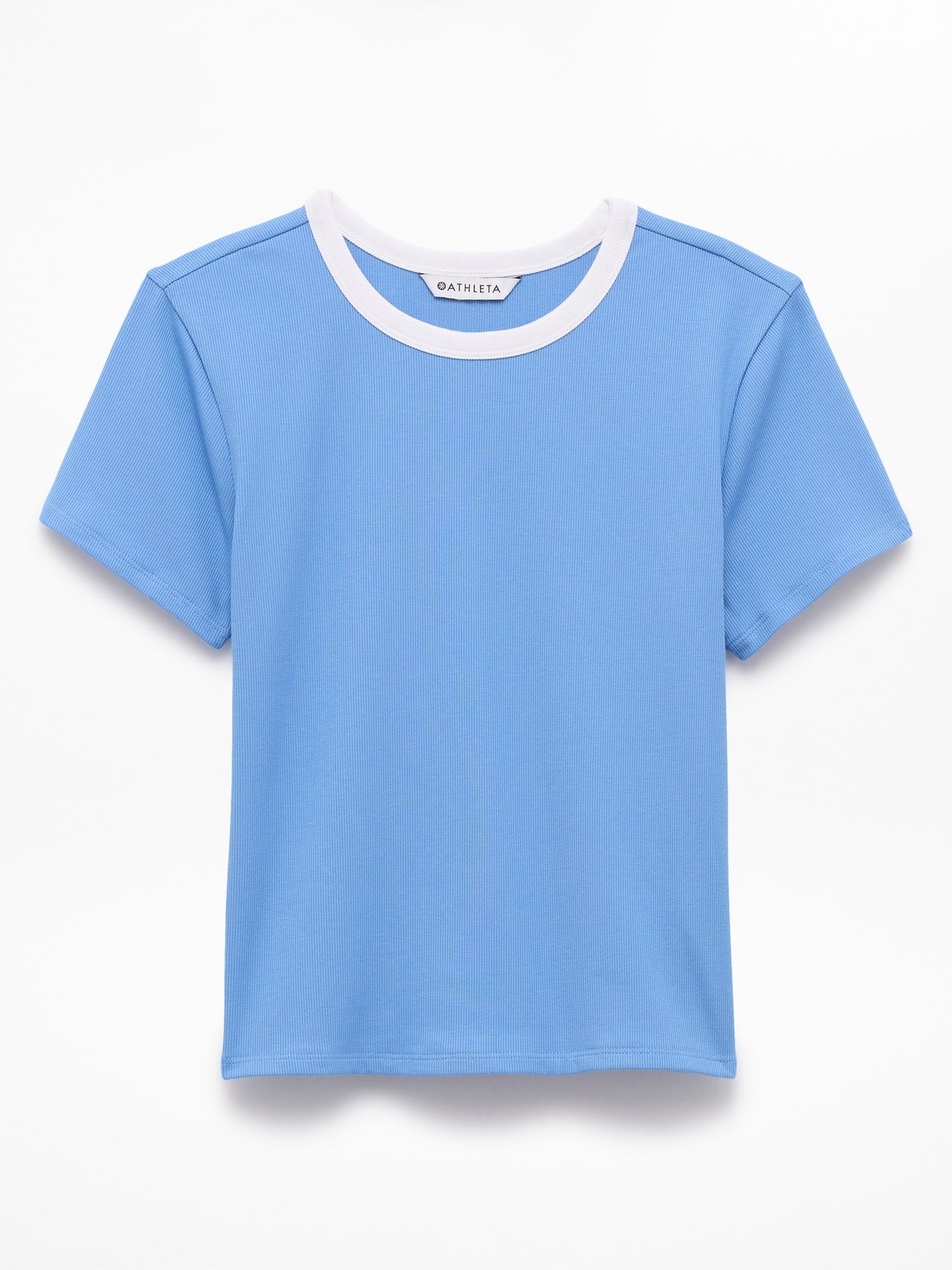 Signature Rib Crop Tee