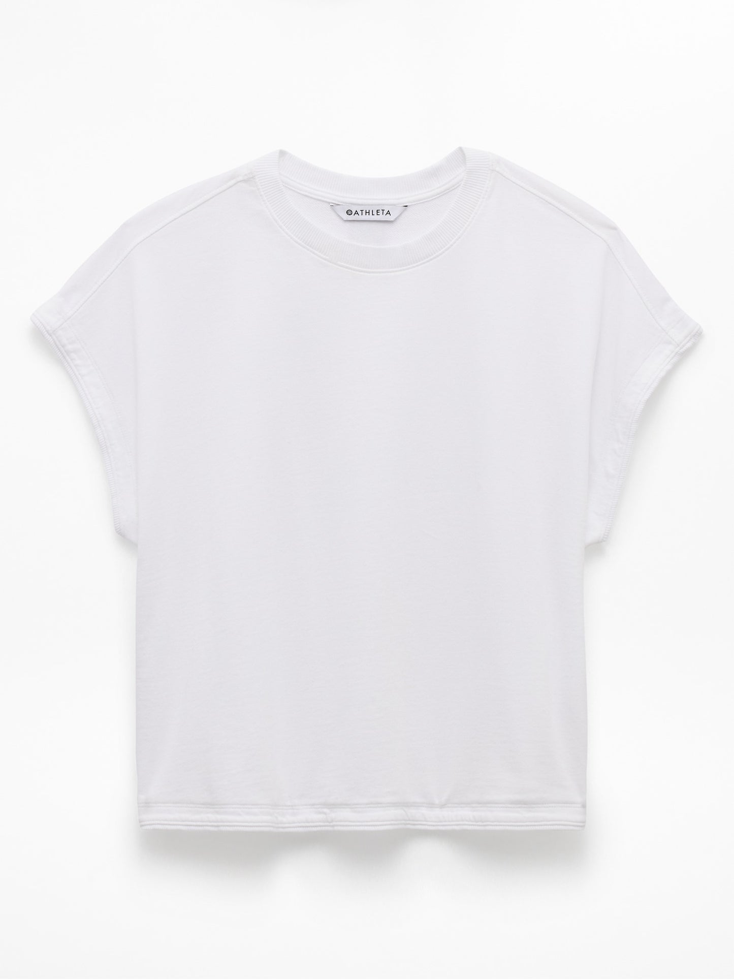 Airy Cotton Terry Sweatshirt Tee