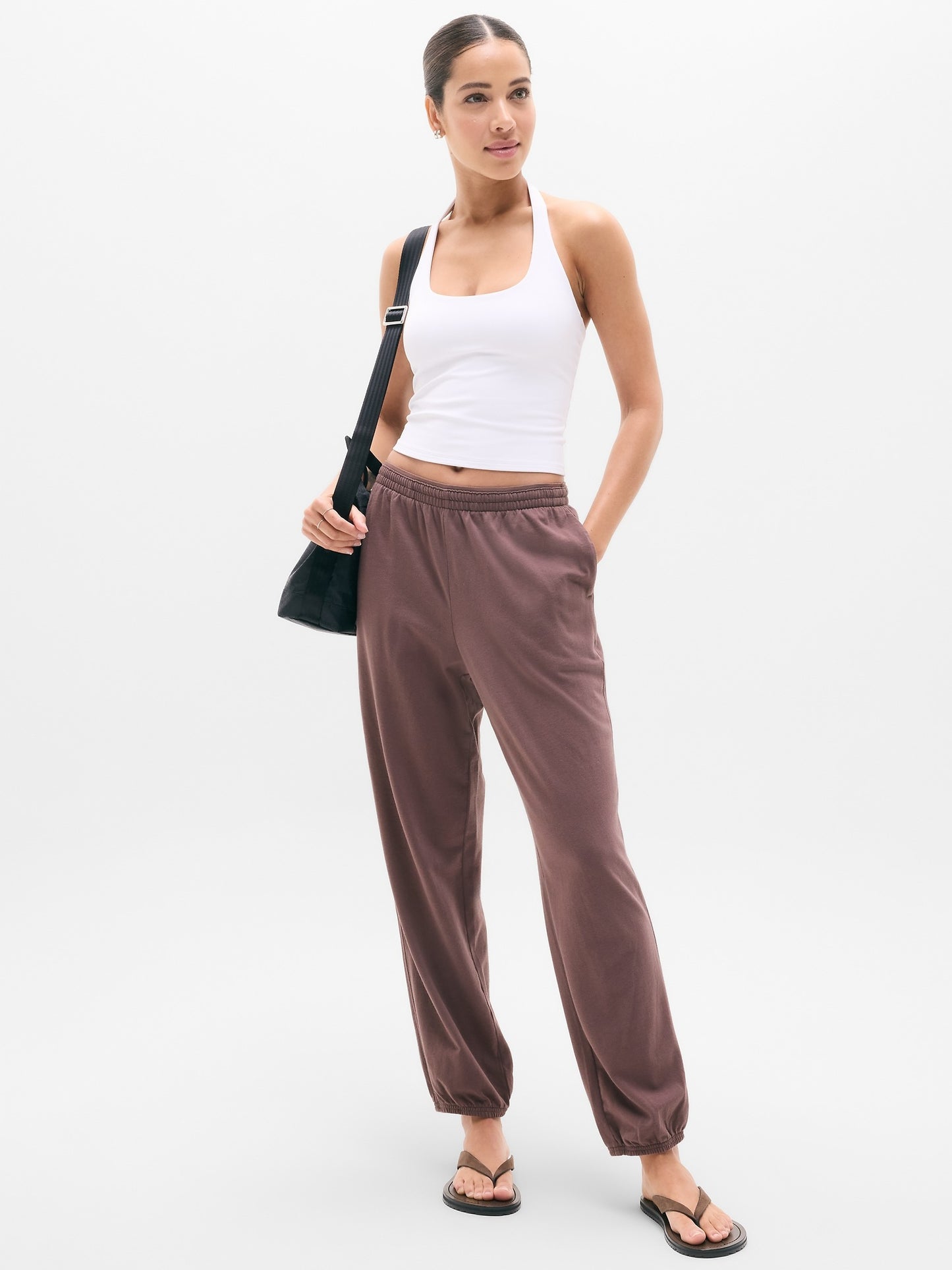 Airy Cotton Terry Jogger